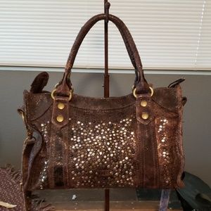 Frye Deborah Satchel Chocolate